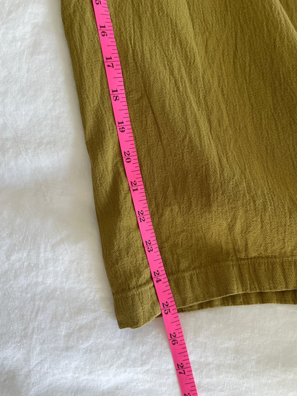 Lacausa Relaxed Wide Leg Trouser Pant Crop Size 6 - Mustard - Picture 8 of 15